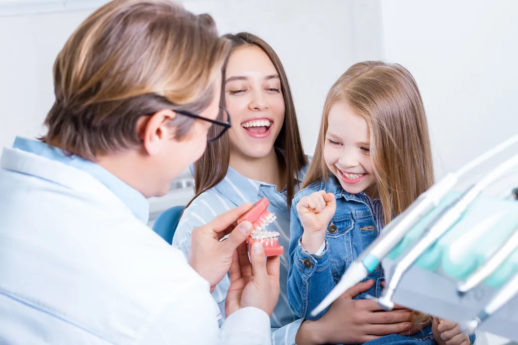 Our dentist in clinical setting